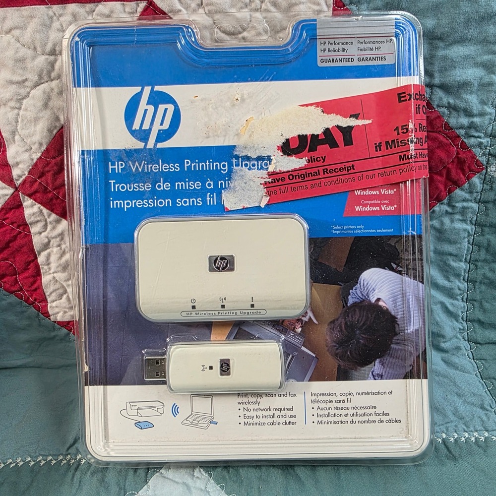 HP‎ Wireless Printing Upgrade Q6236A A2L White 802.11g Networking Kit